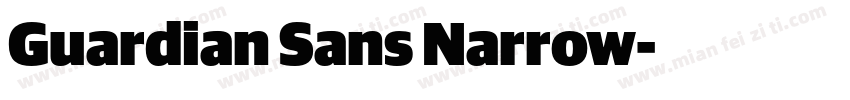 Guardian Sans Narrow字体转换